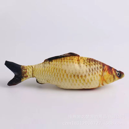 Interactive Plush Catnip Fish Toy - Soft 3D Cat Doll for Engaging Play and Ideal Pet Gifts