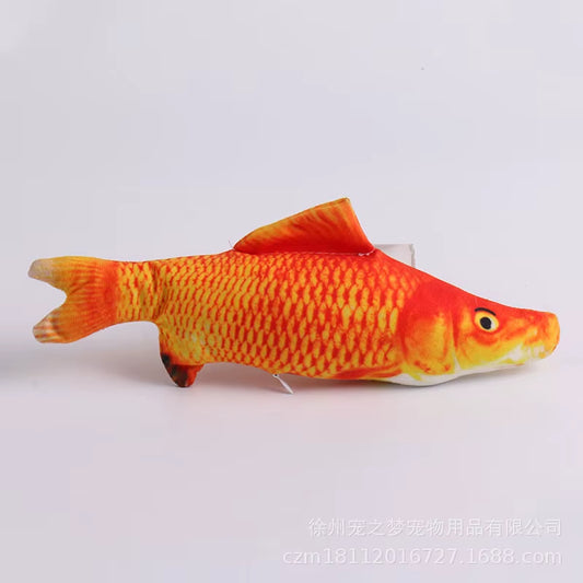 Interactive Plush Catnip Fish Toy - Soft 3D Cat Doll for Engaging Play and Ideal Pet Gifts