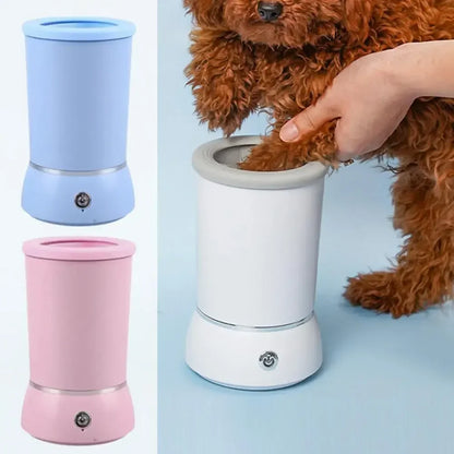 Electric Automatic Dog Paw Cleaner and Massager with USB Charging for All Dog Sizes