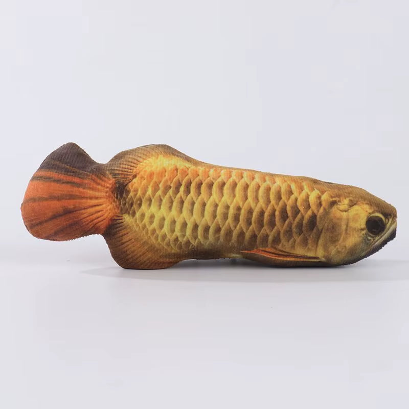 Interactive Plush Catnip Fish Toy - Soft 3D Cat Doll for Engaging Play and Ideal Pet Gifts