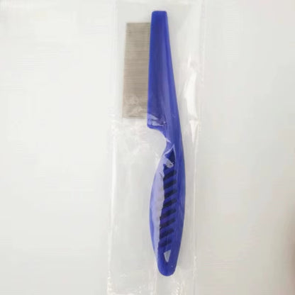 Pet Hair Shedding Comb and Flea Comb Set - Stainless Steel Grooming Tools for Cats and Dogs