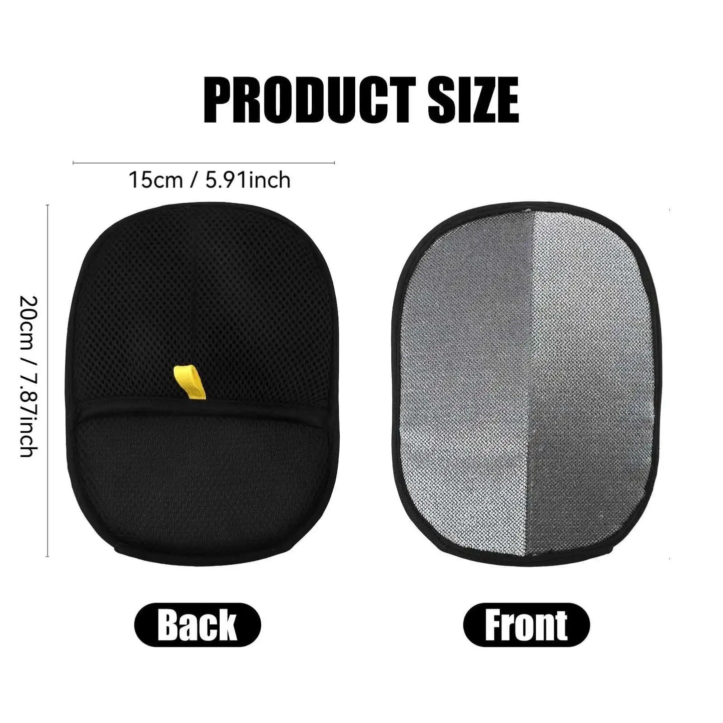 Reusable Pet Hair Removal Gloves - Double-Sided Grooming Tool for Efficient Fur and Hair Removal from Carpets and Upholstery