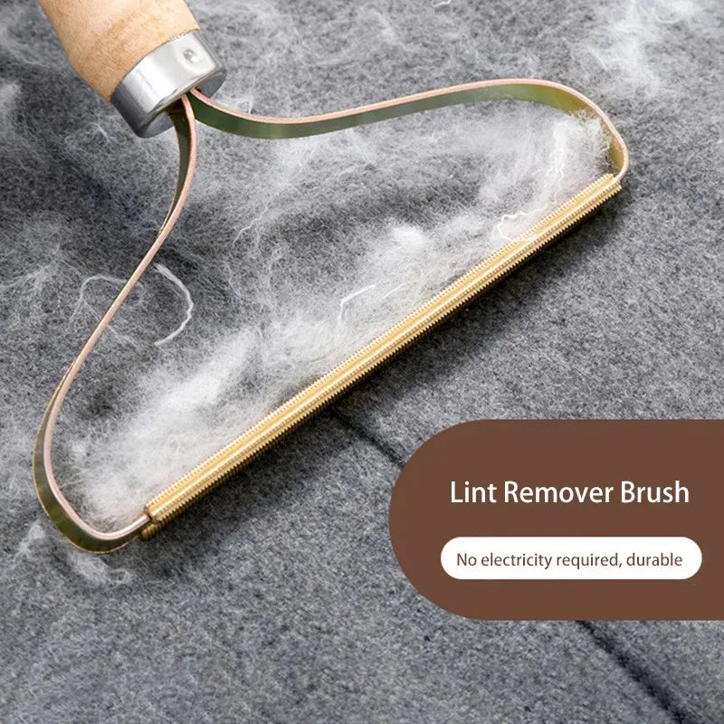 Portable Lint Remover and Pet Hair Brush - Manual Lint Roller for Sofa and Clothing Cleaning