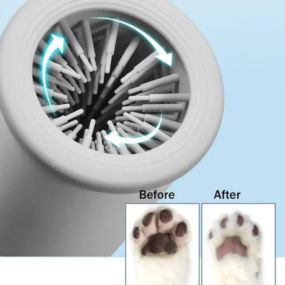 Electric Automatic Dog Paw Cleaner and Massager with USB Charging for All Dog Sizes