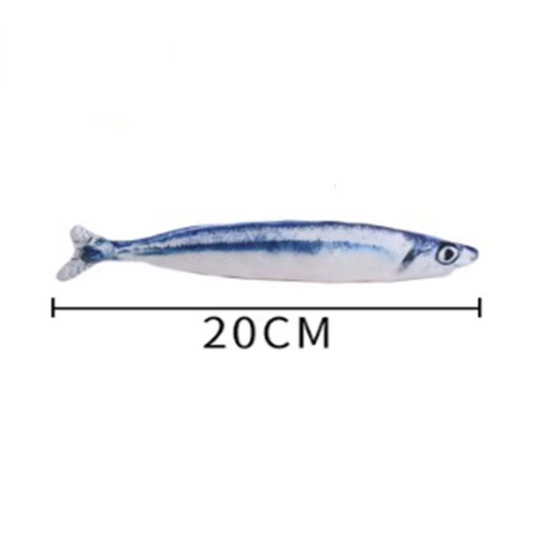 Interactive Plush Catnip Fish Toy - Soft 3D Cat Doll for Engaging Play and Ideal Pet Gifts