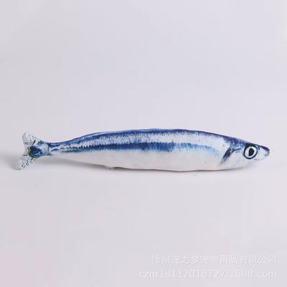 Interactive Plush Catnip Fish Toy - Soft 3D Cat Doll for Engaging Play and Ideal Pet Gifts