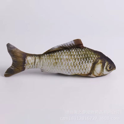 Interactive Plush Catnip Fish Toy - Soft 3D Cat Doll for Engaging Play and Ideal Pet Gifts