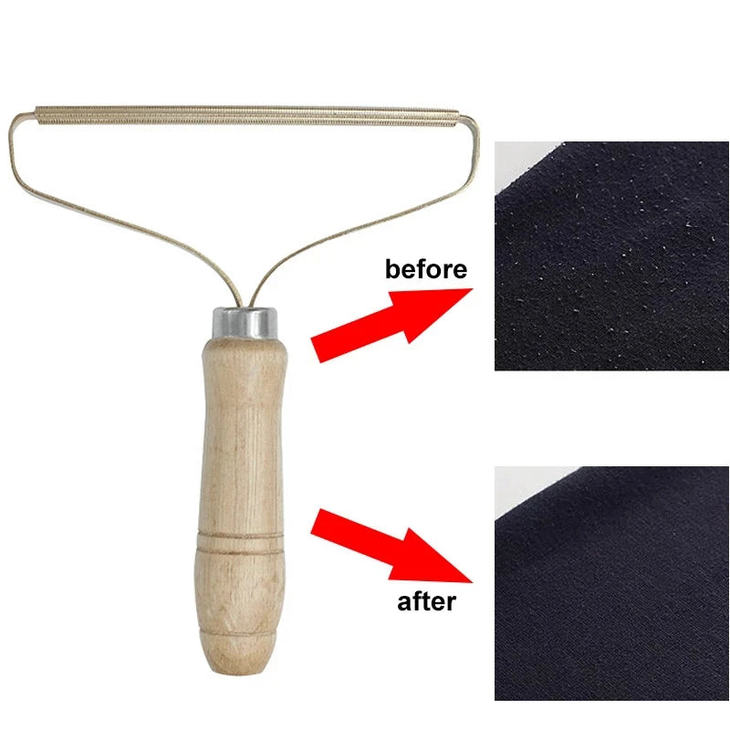 Portable Lint Remover and Pet Hair Brush - Manual Lint Roller for Sofa and Clothing Cleaning